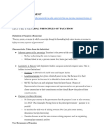 CLWTAXN (Quiz 1 - Intro To Taxation)