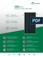 Sunpal Dual Glass Mono 340-385W Solar Module