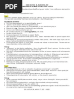 Conditions of The Musculoskeleltal System