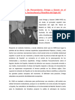 Investigacion Sobre Ortega Y Gasset TRABAJO