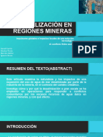 Desanilización en Regiones Mineras