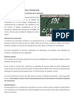 Álgebra Líneal Sistemas de Numeración