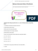 Soal PTS - STS 1 Bahasa Indonesia Kelas 4 Kurikulum Merdeka