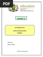 GR 11 Mathematics June P1 2024