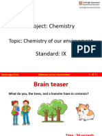 PPT3 - Cambridge - IX - Chem - Unit17 - Chemistry of Our Environment