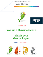 MMP Genius Report - Dynamo