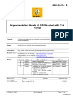 Implementation Guide of RARN Robot With TIA Portal: GE03.C0.174 D