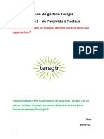 Etude de Gestions Terragir Trois