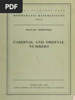 Cardinal and Ordinal Numbers