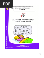 Cour D'activités Numériques - 3eme