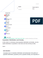 Geography Class 12 - Population - Distribution and Density - UPSC Note On Geography Class 12 - Population - Distribution and Density