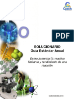 2015 Solucionario Clase 11 Estequiometría III Reactivo Limitante y Rendimiento de Una Reacción 2