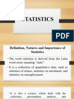 CHAPTER 1 - Introduction in Statistics