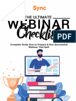 The Ultimate Webinar Checklist