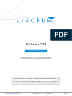 IPM Indore 2019 by Cracku