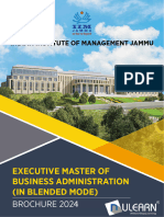 Executive MBA IIM Jammu