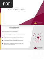 Lesson 05 Working With Database and Tables