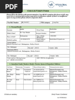 Check & Verify Form Sample