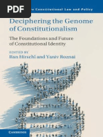 Deciphering The Genome of Constitutionalism The Foundations and Future of Constitutional Identity (Ran Hirschl, Yaniv Roznai) (Z-Library)