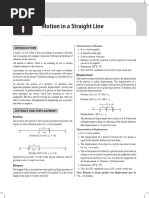 01 - Motion in A Straight Line