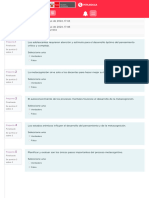 Prácticas Metacognitivas para El Desarrollo Del Pensamiento Adolescente