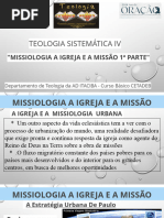 Teologia Sistematica 4 Cetadeb - Aula 1