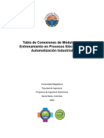 Tablas de Conexiones de Módulos de Entrenamiento