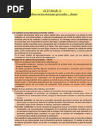 Actividad 11-23 - Cambios en Las Relaciones Proveedor-Cliente