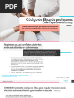 Código de ETICA de Profesores Orden Departamental 22-2023