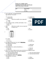 Contoh Soal Bahasa INGGRIS PAT 5 OKE