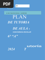 Esquema Del Plan de Tutoria 2024 - Sexto