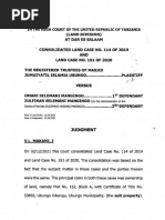 Registered Trustees of Masjid Jumuiyati Islamic Ubungo Vs Omari Srelemani Mangingo Another (Land Case 114 of 2019) 2022 TZHCLandD 635 (27 June 2022)