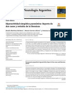 Neurología Argentina: Hiperactividad Simpática Paroxística: Reporte de Dos Casos y Revisión de La Literatura