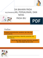 Kesga Tanda Bahaya Pada Kehamilan, Persalinan, Dan Nifas