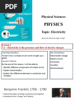 Year 9 Physics - Electricity PP