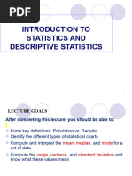 Introduction To Statistics