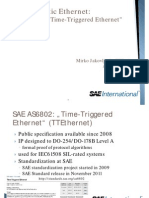 Deterministic Ethernet - SAE AS6802 (TTEthernet)