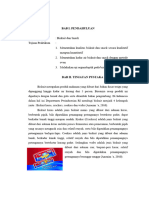 Pengecekan Kualitatif Dan Kuantitatif, Kadar Air, Dan Organoleptik Biskuit Dan Snack