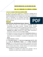 Actividades Pregrado Del 1ro Al 6 de Abril 2024