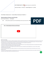 Semiconductor Devices and Circuits - Course