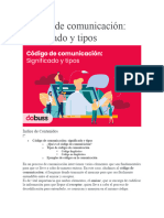 Código de Comunicación Lab. de Creatividad - Unidad 2