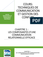 Chapitre 1 Les Composantes D'une Communication Relationnelle Efficace