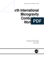 Fourth International Microgravity Combustion Workshop: NASA Conference Publication 10194