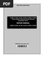 John Deere 6100D 6110D 6115D 6125D 6130D 6140D Repair Manual Tractors TM605019