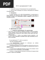 TP N°1 Spectrophotométrie UV-visible