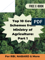 Top 10 Govt Schemes From Ministry of Agriculture Part 1