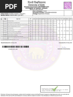 University of Delhi: Semester Examination DECEMBER 2023 Statement of Marks / Grades