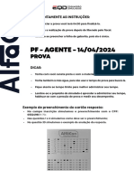 Simulado Alfacon 2024-04-14 - PF Agente Prova