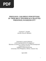 Childrens Perceptions of Their Male Pres