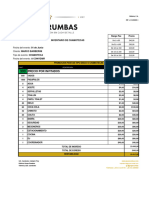 Inventario para Chamotecas 01 de Junio